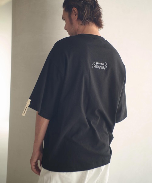 ADAM PATEK（アダムパテック）の「mt9969-Frankenstein flower stitch T Tシャツ(AP2524021)（Tシャツ/カットソー・メンズ・ホワイト/ブラック・1/2）」の14枚目の写真