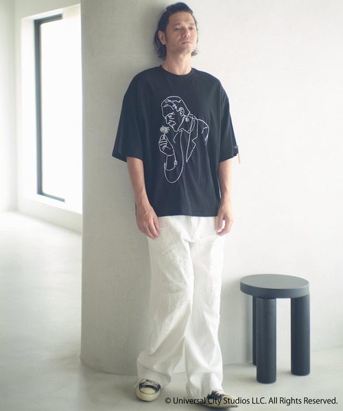 ADAM PATEK（アダムパテック）の「mt9969-Frankenstein flower stitch T Tシャツ(AP2524021)（Tシャツ/カットソー・メンズ・ホワイト/ブラック・1/2）」の17枚目の写真