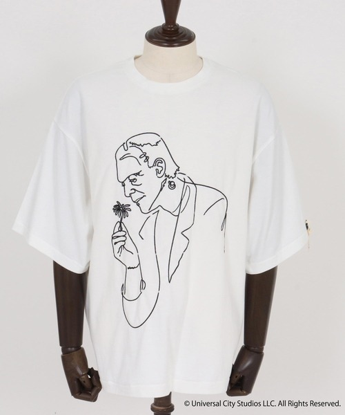 Tシャツ☆ mt9969-Frankenstein flower stitch T Tシャツ(AP2524021)（T