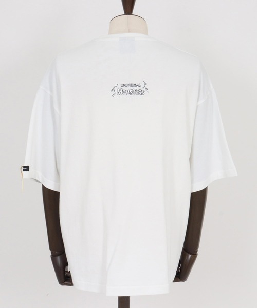 ADAM PATEK（アダムパテック）の「mt9969-Frankenstein flower stitch T Tシャツ(AP2524021)（Tシャツ/カットソー・メンズ・ホワイト/ブラック・1/2）」の19枚目の写真