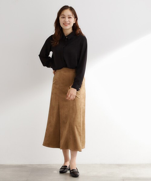 grove(グローブ)の「リーフ刺繍スパンコールベスト&ブラウスセット(シャツ/ブラウス・レディース・アイボリー/ブラック・01/02/03/04/05)」の17枚目の写真