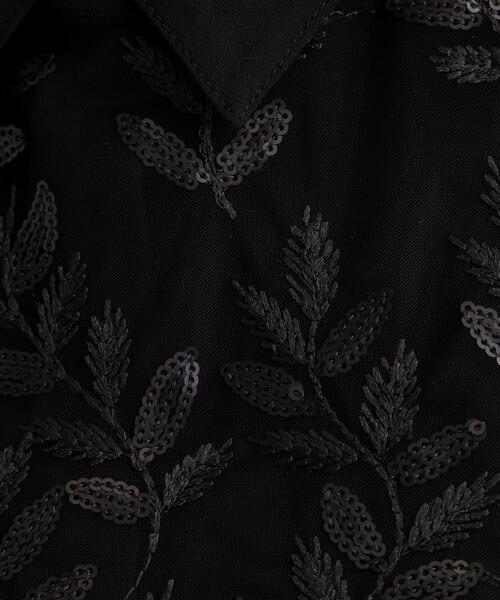 grove(グローブ)の「リーフ刺繍スパンコールベスト&ブラウスセット(シャツ/ブラウス・レディース・アイボリー/ブラック・01/02/03/04/05)」の19枚目の写真