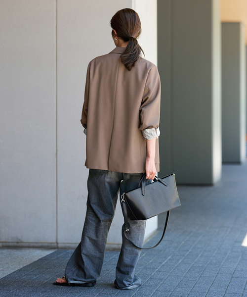 FRAMeWORK（フレームワーク）の「AULENTTI/オウレンティ フナガタSHOULDERツキトート（トートバッグ・レディース・ブラック/ブラウン・FREE）」の5枚目の写真