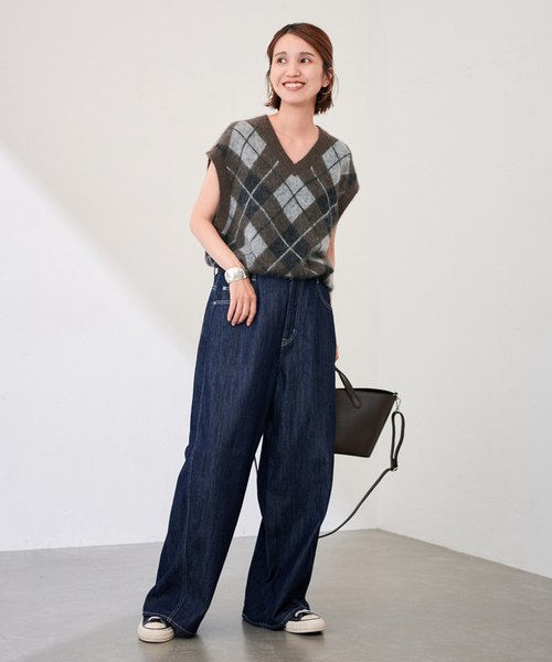 FRAMeWORK（フレームワーク）の「AULENTTI/オウレンティ フナガタSHOULDERツキトート（トートバッグ・レディース・ブラック/ブラウン・FREE）」の9枚目の写真