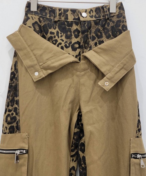 meJane（ミージェーン）の「レオパード柄 ワイドカーゴパンツ（カーゴパンツ・レディース・レオパード・S/M）」の5枚目の写真