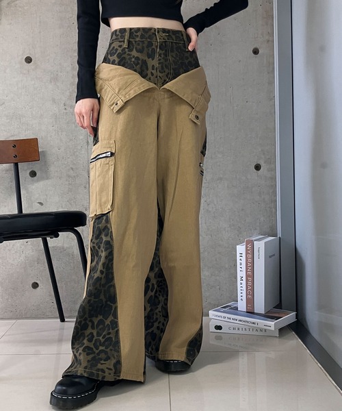 meJane（ミージェーン）の「レオパード柄 ワイドカーゴパンツ（カーゴパンツ・レディース・レオパード・S/M）」の15枚目の写真