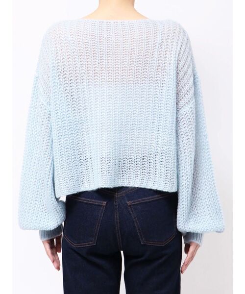 dazzlin（ダズリン）の「モヘアライクルーズニット（ニット/セーター・レディース・パープル/オフホワイト/ピンク/イエロー/ブルー・FREE）」の10枚目の写真