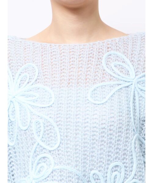 dazzlin（ダズリン）の「モヘアライクルーズニット（ニット/セーター・レディース・パープル/オフホワイト/ピンク/イエロー/ブルー・FREE）」の11枚目の写真