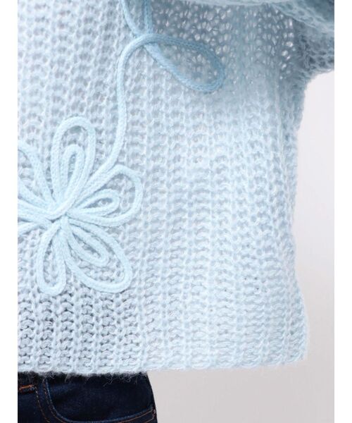 dazzlin（ダズリン）の「モヘアライクルーズニット（ニット/セーター・レディース・パープル/オフホワイト/ピンク/イエロー/ブルー・FREE）」の13枚目の写真