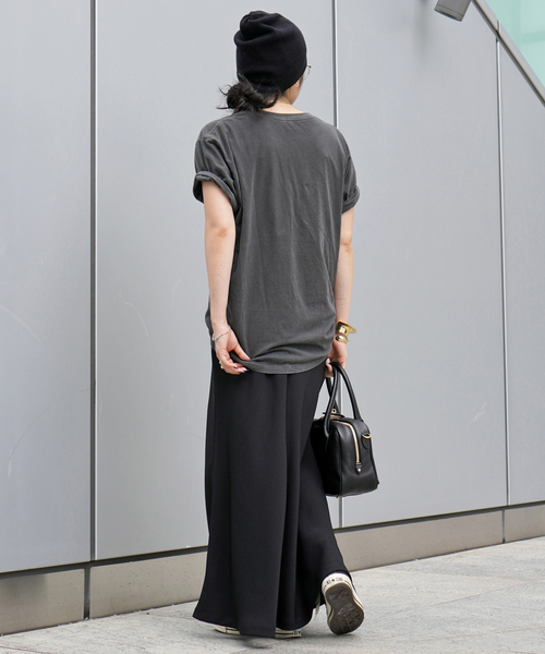 AP STUDIO サテンフレアスカート ベージュ エーピーストゥディオ 中古・古着通販】AP STUDIO (エーピーストゥディオ) vintage satin