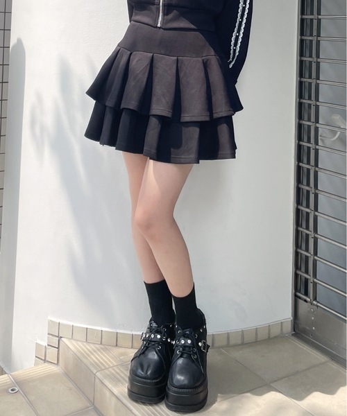 セール】タックティアードスカート（スカート）｜abc une face（アー