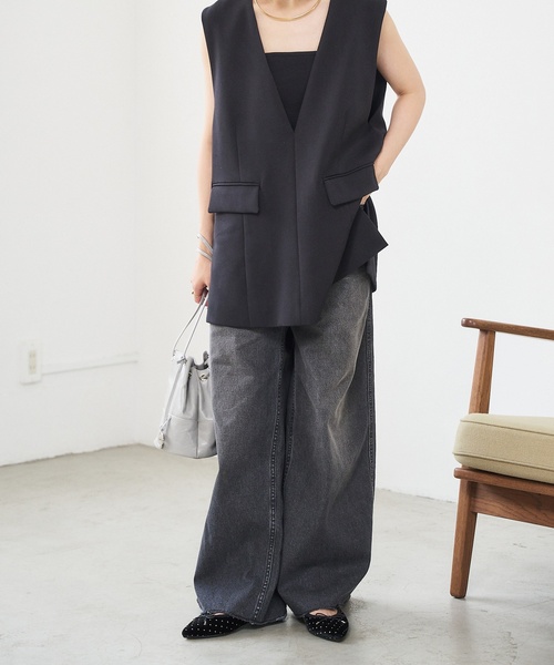 marco masi(マルコマージ)の「MARCO MASI/マルコマージ ZEUS BAG(ハンドバッグ・レディース・ブラック/ライトグレー・FREE)」の5枚目の写真