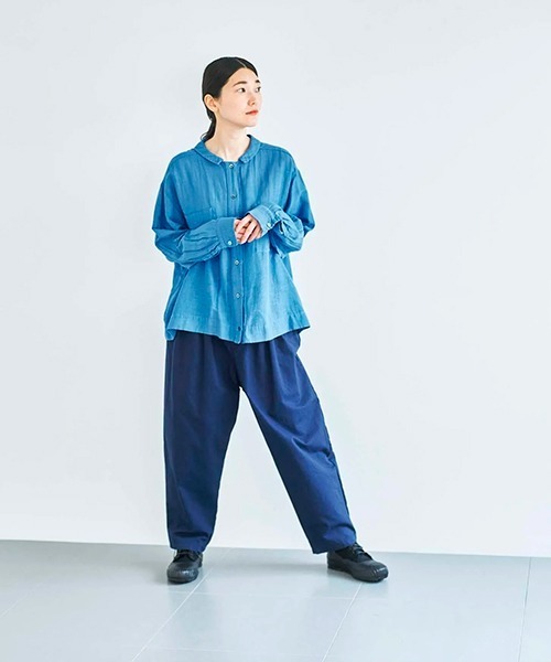 HAU(ハウ)の「パンツ oval(その他パンツ・レディース・ネイビー/アイボリー・SMALL/MEDIUM)」の2枚目の写真