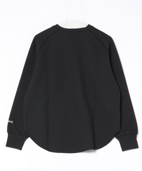 Hurley (ハーレー)の「【Hurley/ハーレー】レディースヘビーウェイトサーマルロングTシャツ ワンポイント 吸水速乾 オーバーサイズシルエット THERMAL LS TEE(Tシャツ/カットソー・レディース・ブラック/オフホワイト/マルーン・SMALL/MEDIUM/LARGE)」の8枚目の写真