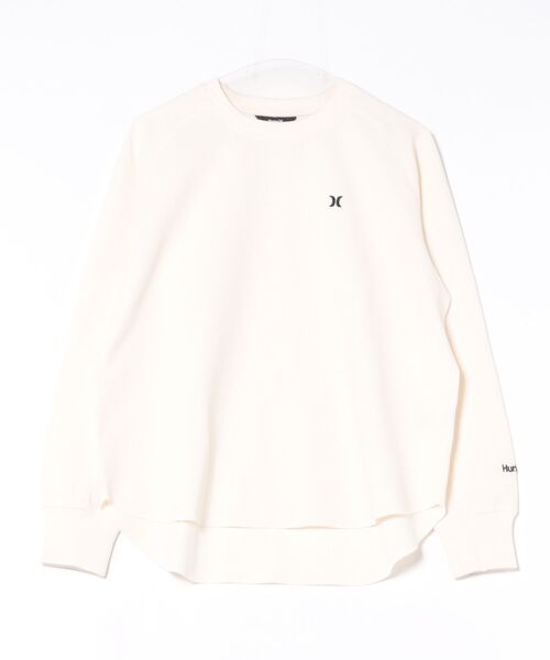 Hurley (ハーレー)の「【Hurley/ハーレー】レディースヘビーウェイトサーマルロングTシャツ ワンポイント 吸水速乾 オーバーサイズシルエット THERMAL LS TEE(Tシャツ/カットソー・レディース・ブラック/オフホワイト/マルーン・SMALL/MEDIUM/LARGE)」の6枚目の写真