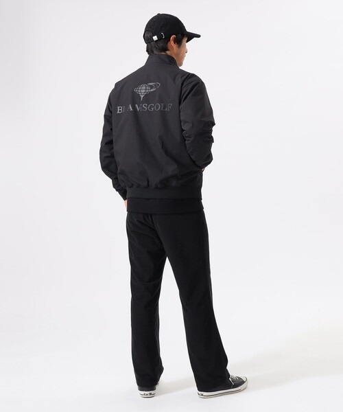 BEAMS GOLF(ビームスゴルフ)の「ORANGE LABEL / 撥水 スタンドカラー スイング ブルゾン【STRETCH】(ブルゾン・メンズ・ブラック/ネイビー/ベージュ・LARGE/X-LARGE/MEDIUM/SMALL)」の5枚目の写真