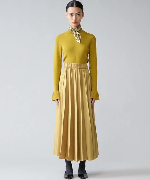 Tiara（ティアラ）の「プリーツスカート（スカート・レディース・ボルドー/ブラウン/マスタード・FREE）」の4枚目の写真