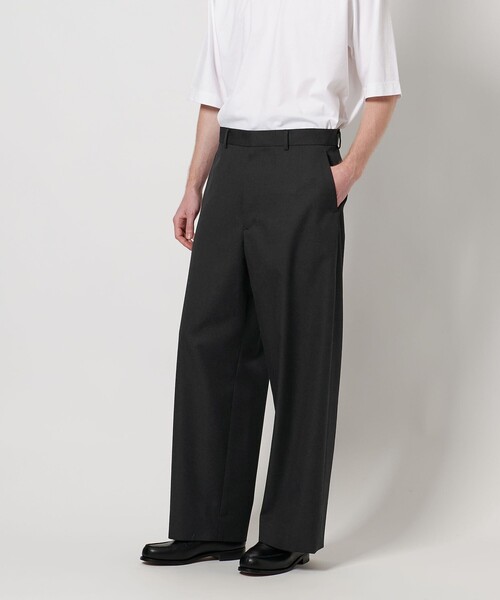 別注】＜BEAUTY&YOUTH × LOEFF＞ウールギャバジン ワイドパンツ MENS