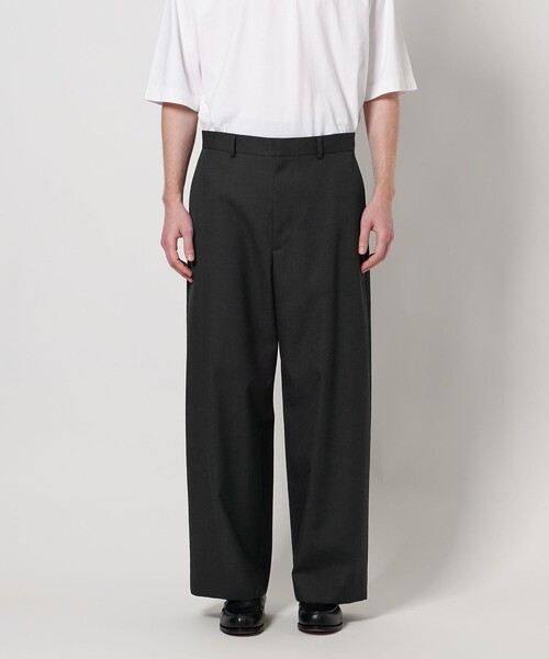 LOEFF(ロエフ)の「【別注】<BEAUTY&YOUTH × LOEFF>ウールギャバジン ワイドパンツ MENS(その他パンツ・メンズ・ダークグレー・0/1)」の6枚目の写真