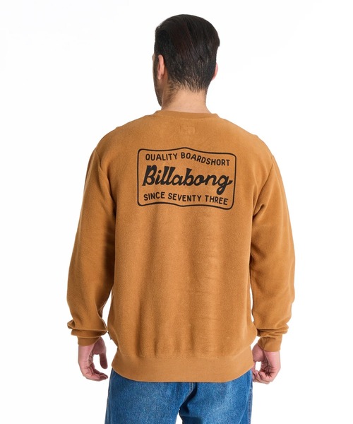 BILLABONG(ビラボン)の「【直営店限定】BILLABONG メンズ REVERSE CREW トレーナー 【2025年秋冬モデル】/ビラボンバックロゴプリントプルオーバーフリーストレーナー(スウェット・メンズ・ブラック/クリーム/グリーン/ブラウン・SMALL/MEDIUM/LARGE/X-LARGE)」の2枚目の写真