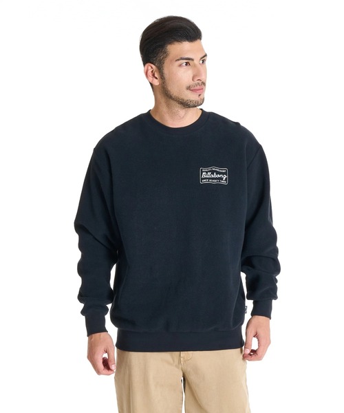 BILLABONG(ビラボン)の「【直営店限定】BILLABONG メンズ REVERSE CREW トレーナー 【2025年秋冬モデル】/ビラボンバックロゴプリントプルオーバーフリーストレーナー(スウェット・メンズ・ブラック/クリーム/グリーン/ブラウン・SMALL/MEDIUM/LARGE/X-LARGE)」の5枚目の写真