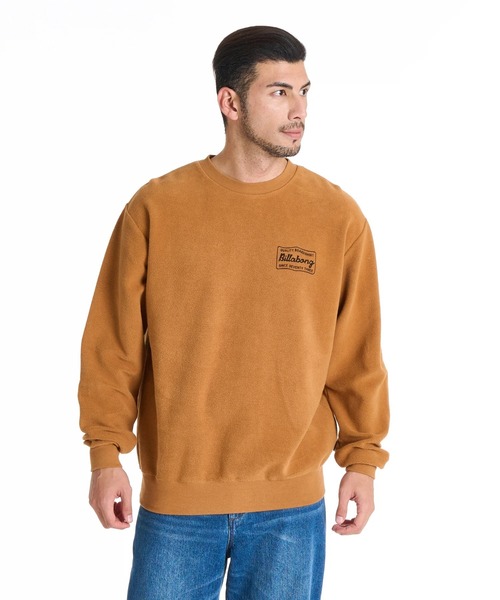 BILLABONG(ビラボン)の「【直営店限定】BILLABONG メンズ REVERSE CREW トレーナー 【2025年秋冬モデル】/ビラボンバックロゴプリントプルオーバーフリーストレーナー(スウェット・メンズ・ブラック/クリーム/グリーン/ブラウン・SMALL/MEDIUM/LARGE/X-LARGE)」の7枚目の写真