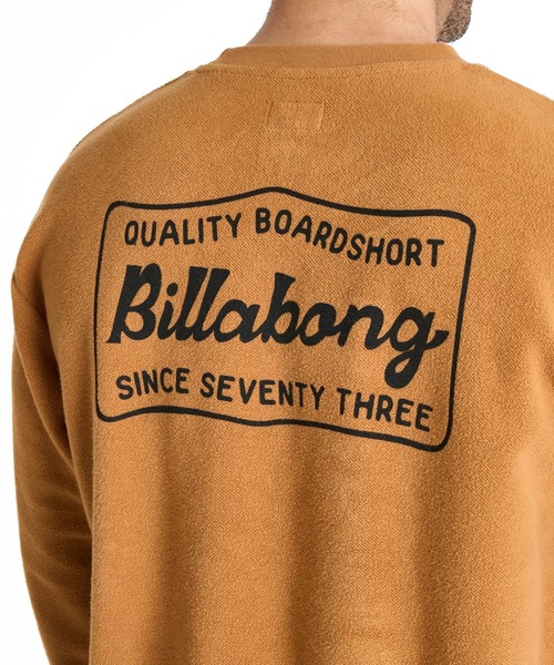 BILLABONG(ビラボン)の「【直営店限定】BILLABONG メンズ REVERSE CREW トレーナー 【2025年秋冬モデル】/ビラボンバックロゴプリントプルオーバーフリーストレーナー(スウェット・メンズ・ブラック/クリーム/グリーン/ブラウン・SMALL/MEDIUM/LARGE/X-LARGE)」の8枚目の写真