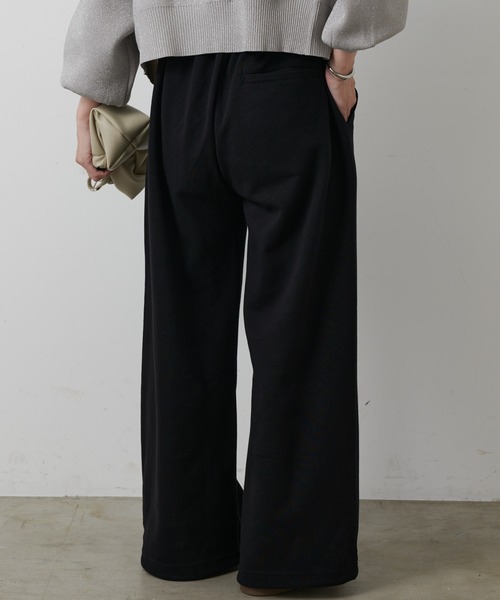 COLONY 2139（コロニートゥーワンスリーナイン）の「ダンボールワイドパンツ（スウェットパンツ・レディース・グレー/ブラック・SMALL/MEDIUM）」の4枚目の写真