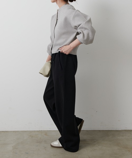 COLONY 2139（コロニートゥーワンスリーナイン）の「ダンボールワイドパンツ（スウェットパンツ・レディース・グレー/ブラック・SMALL/MEDIUM）」の8枚目の写真