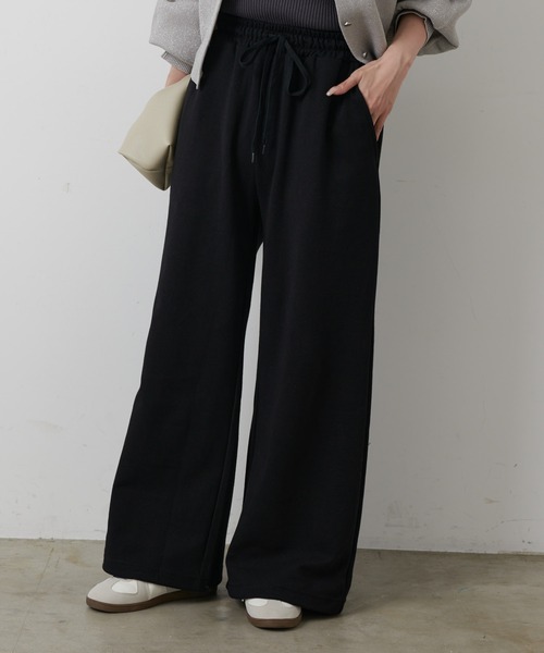 COLONY 2139（コロニートゥーワンスリーナイン）の「ダンボールワイドパンツ（スウェットパンツ・レディース・グレー/ブラック・SMALL/MEDIUM）」の3枚目の写真