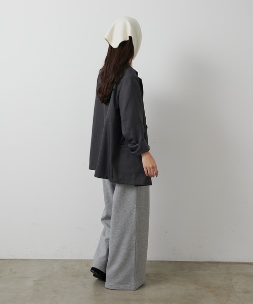 COLONY 2139（コロニートゥーワンスリーナイン）の「ダンボールワイドパンツ（スウェットパンツ・レディース・グレー/ブラック・SMALL/MEDIUM）」の17枚目の写真