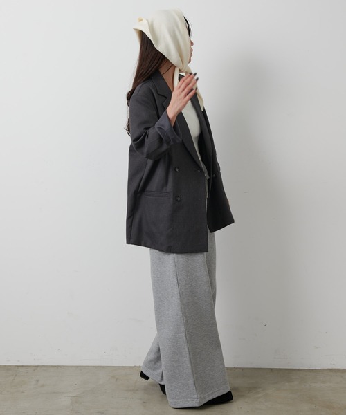 COLONY 2139（コロニートゥーワンスリーナイン）の「ダンボールワイドパンツ（スウェットパンツ・レディース・グレー/ブラック・SMALL/MEDIUM）」の18枚目の写真