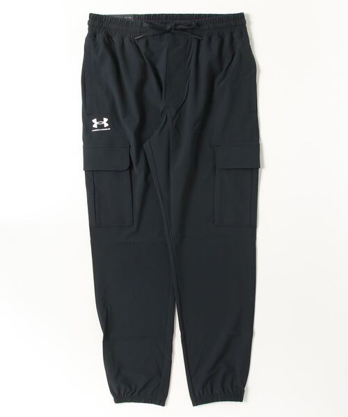 UNDER ARMOUR(アンダーアーマー)の「アンダーアーマー UAバイブウーブン カーゴパンツ(カーゴパンツ・メンズ・ブラック・L/S/M/LL/3L)」の1枚目の写真