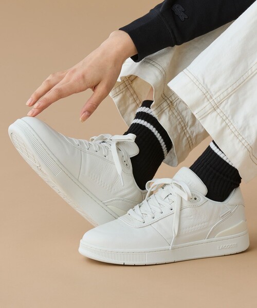 LACOSTE(ラコステ)の「レディース T-CLIP SHIELD 225 1 SFA(スニーカー・レディース・オフホワイト・22.5cm/23.5cm/23.0cm/24.0cm/24.5cm)」の16枚目の写真