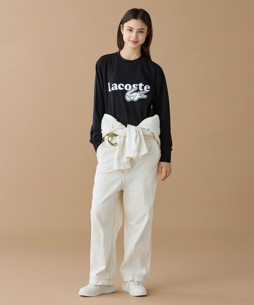 LACOSTE(ラコステ)の「レディース T-CLIP SHIELD 225 1 SFA(スニーカー・レディース・オフホワイト・22.5cm/23.5cm/23.0cm/24.0cm/24.5cm)」の7枚目の写真