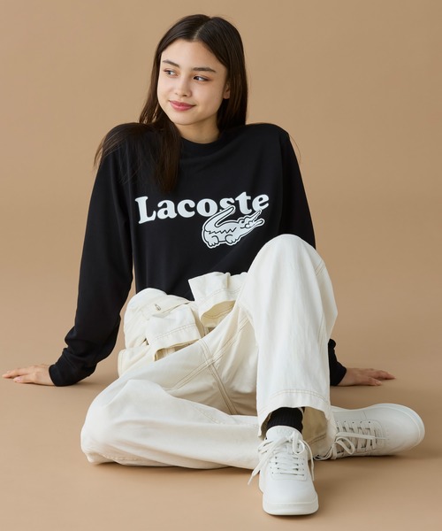 LACOSTE(ラコステ)の「レディース T-CLIP SHIELD 225 1 SFA(スニーカー・レディース・オフホワイト・22.5cm/23.5cm/23.0cm/24.0cm/24.5cm)」の6枚目の写真