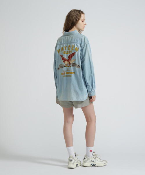AVIREX(アヴィレックス)の「《取扱店限定アイテム》EMB DENIM SHIRT "HAYDEN VALLEY(シャツ/ブラウス・レディース・その他6/その他35・F)」の6枚目の写真