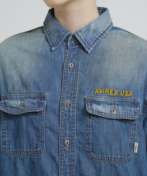 AVIREX(アヴィレックス)の「《取扱店限定アイテム》EMB DENIM SHIRT "HAYDEN VALLEY(シャツ/ブラウス・レディース・その他6/その他35・F)」の16枚目の写真