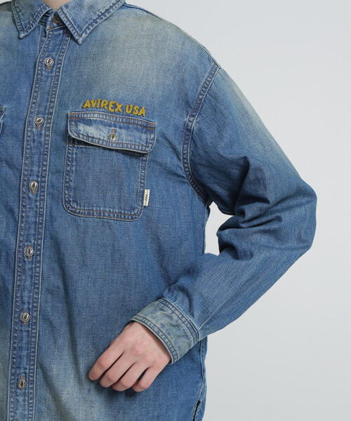 AVIREX(アヴィレックス)の「《取扱店限定アイテム》EMB DENIM SHIRT "HAYDEN VALLEY(シャツ/ブラウス・レディース・その他6/その他35・F)」の17枚目の写真