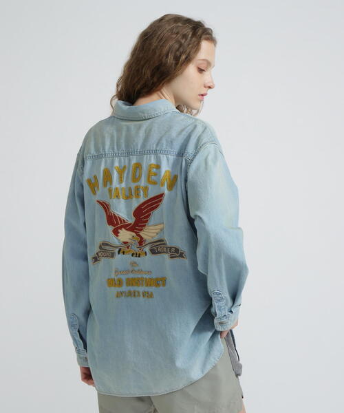 AVIREX(アヴィレックス)の「《取扱店限定アイテム》EMB DENIM SHIRT "HAYDEN VALLEY(シャツ/ブラウス・レディース・その他6/その他35・F)」の1枚目の写真
