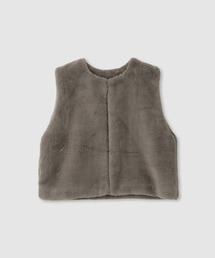 ファーベスト」に該当するベスト（ブラウン/茶色系）ファッション通販