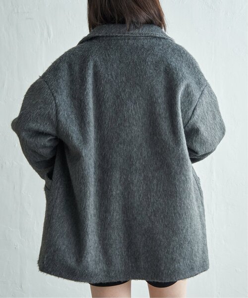 VENCEEXCHANGE（ヴァンスエクスチェンジ）の「シャギーテーラージャケット（テーラードジャケット・レディース・ブラウン/チャコール/オフホワイト・FREE）」の12枚目の写真