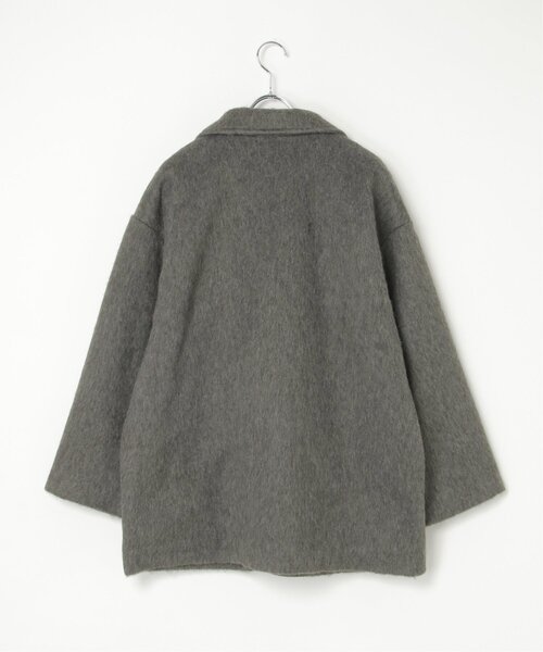 VENCEEXCHANGE（ヴァンスエクスチェンジ）の「シャギーテーラージャケット（テーラードジャケット・レディース・ブラウン/チャコール/オフホワイト・FREE）」の21枚目の写真