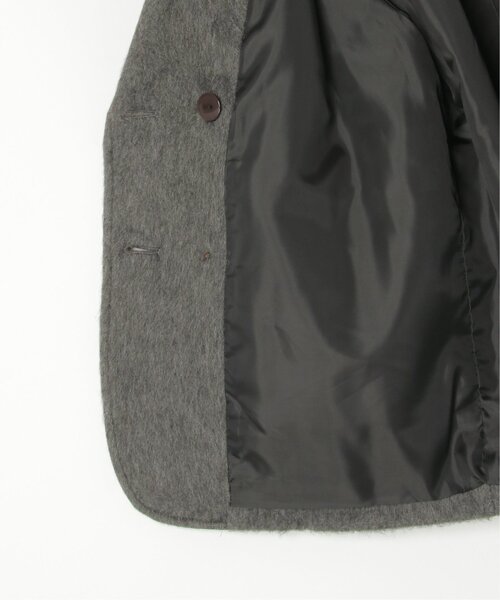 VENCEEXCHANGE（ヴァンスエクスチェンジ）の「シャギーテーラージャケット（テーラードジャケット・レディース・ブラウン/チャコール/オフホワイト・FREE）」の13枚目の写真