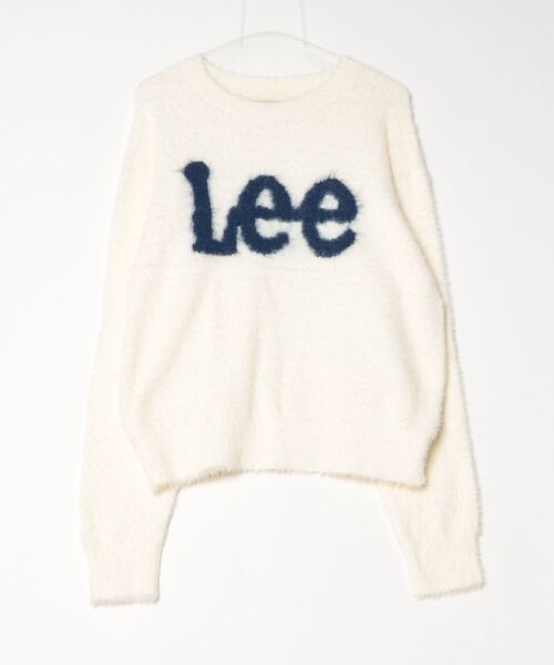 Lee（リー）の「LEE / LOGO KNIT / LT7232（ニット/セーター・レディース・ブラック/グレー/オフホワイト/ブルー・LARGE）」の2枚目の写真