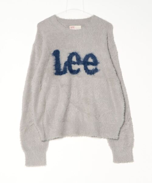 Lee（リー）の「LEE / LOGO KNIT / LT7232（ニット/セーター・レディース・ブラック/グレー/オフホワイト/ブルー・LARGE）」の7枚目の写真