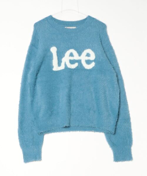 Lee（リー）の「LEE / LOGO KNIT / LT7232（ニット/セーター・レディース・ブラック/グレー/オフホワイト/ブルー・LARGE）」の8枚目の写真