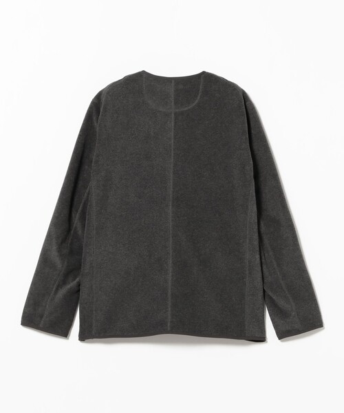 DANTON / メンズ フリース カラーレス ジャケット / JD-8939（ノー