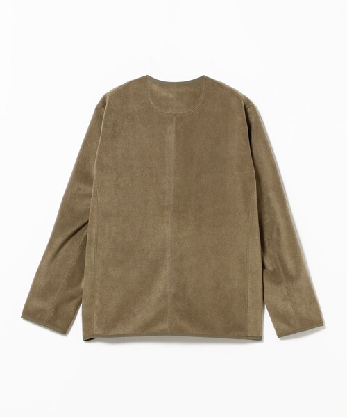 DANTON / メンズ フリース カラーレス ジャケット / JD-8939（ノー