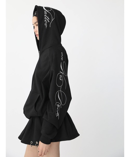 arm embroidery sweat hoodie / アーム刺繍スウェットフーディー